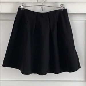 Black Madewell Pleated Skirt (style B5459)